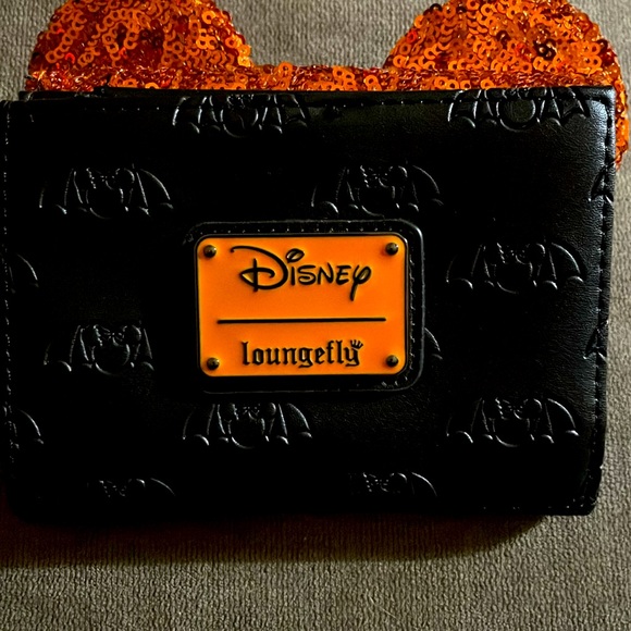 Loungefly Disney Halloween Mickey Sequin Wallet - Picture 2 of 7